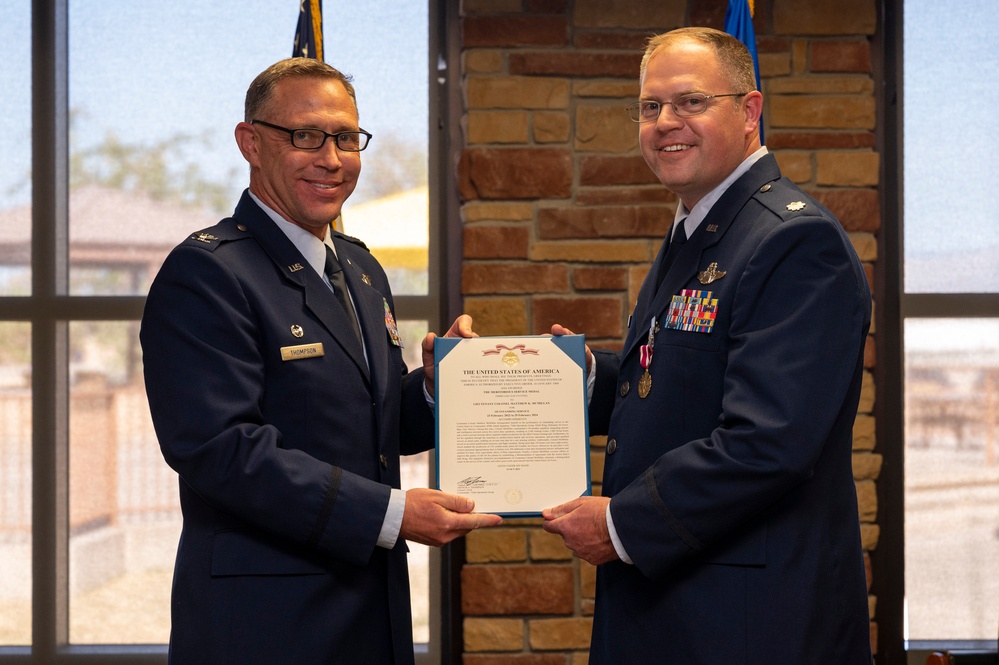 429th Attack Squadron change of command