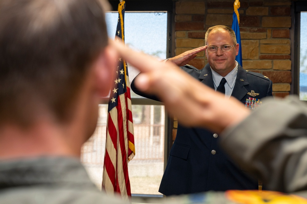 429th Attack Squadron change of command