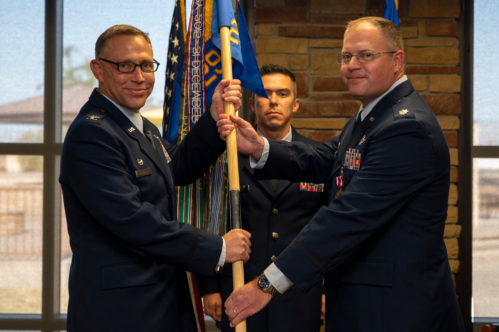 429th Attack Squadron change of command