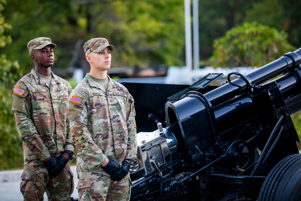 Presidential Salute Battery Blank Fire Crew Drills