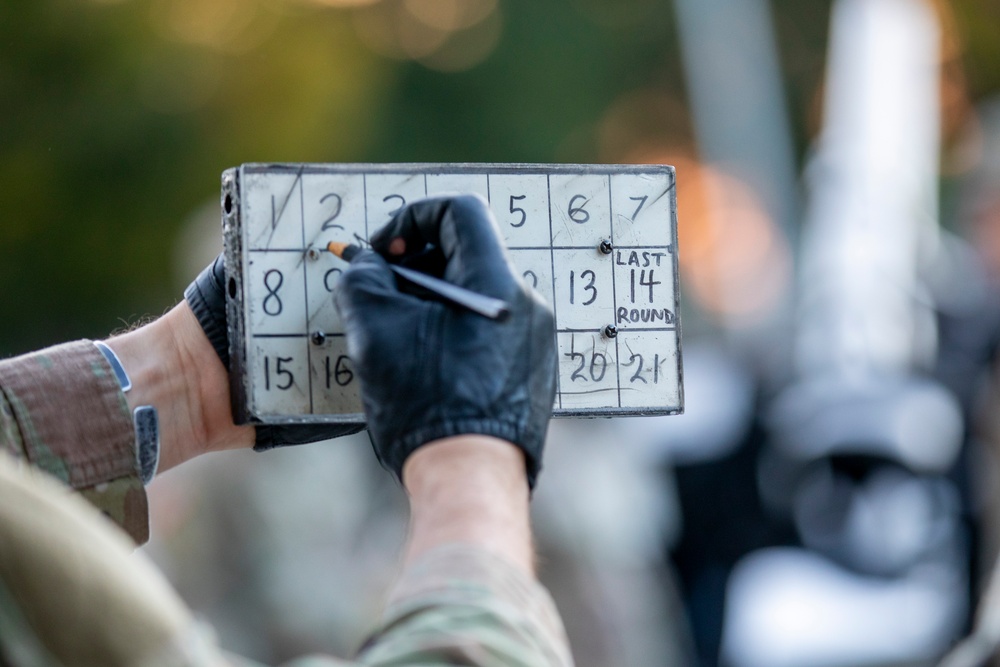 Presidential Salute Battery Blank Fire Crew Drills