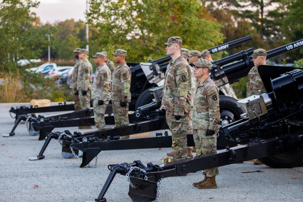 Presidential Salute Battery Blank Fire Crew Drills