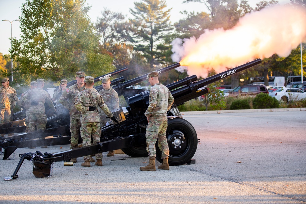 Presidential Salute Battery Blank Fire Crew Drills