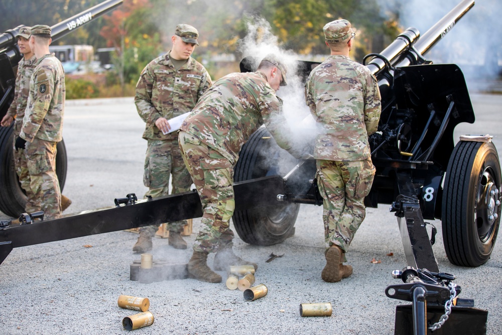 Presidential Salute Battery Blank Fire Crew Drills