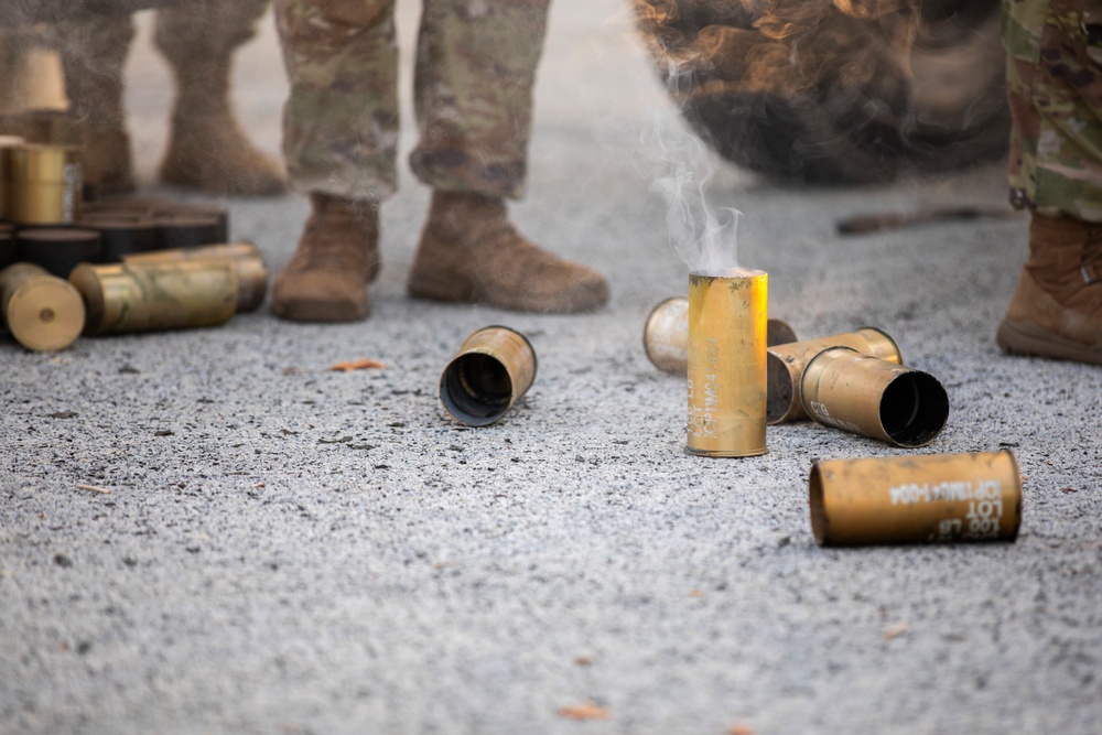 Presidential Salute Battery Blank Fire Crew Drills