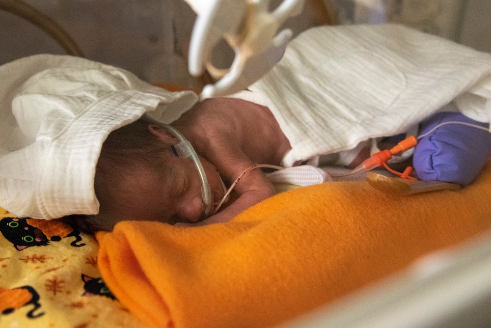 Walter Reed's NICU Infants Celebrate Their First Halloween