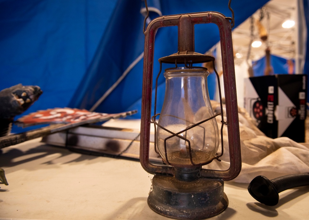JBLM volunteers set up ‘Labyrinth of Horrors’