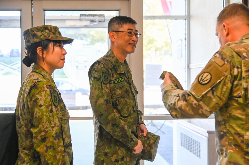 34th commandant of the GSDF Air Defense School Maj. Gen. Naonobu Koyama