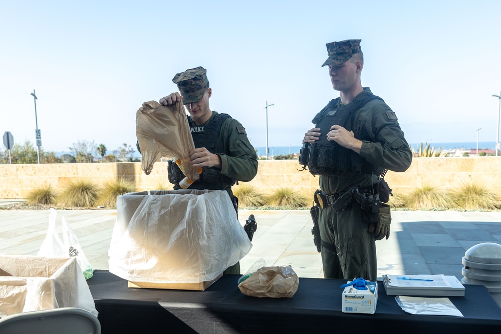 Camp Pendleton PMO holds DEA National Prescription Drug Takeback Day