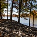 Maintenance workers preserve shoreline at Shenango River Lake