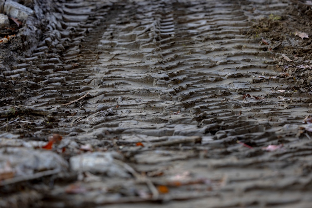 Maintenance workers preserve shoreline at Shenango River Lake