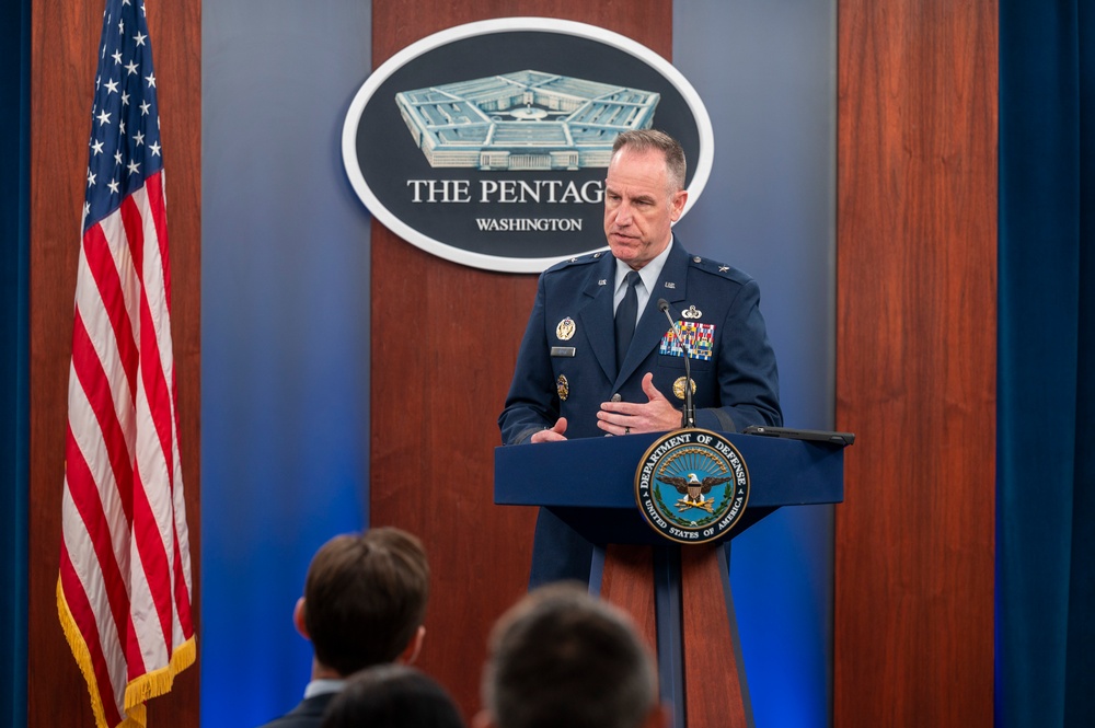 PPS Brig Gen Ryder Hosts Press Briefing