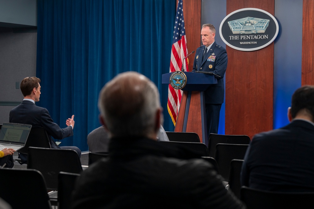 PPS Brig Gen Ryder Hosts Press Briefing