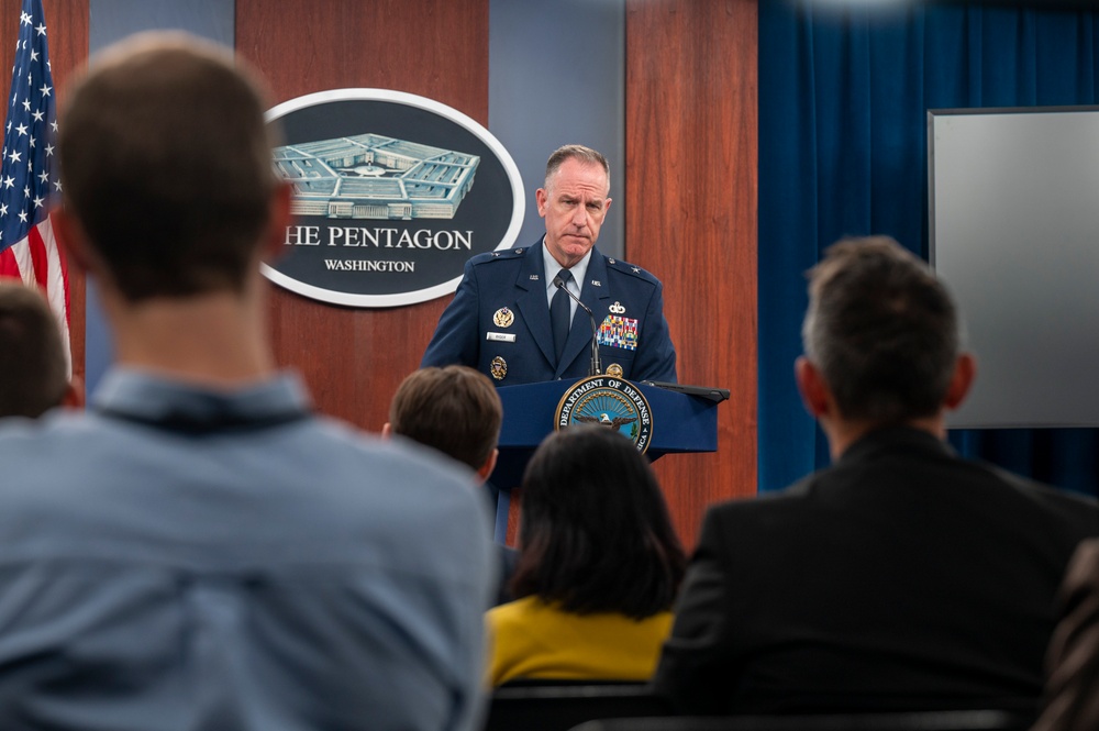 PPS Brig Gen Ryder Hosts Press Briefing