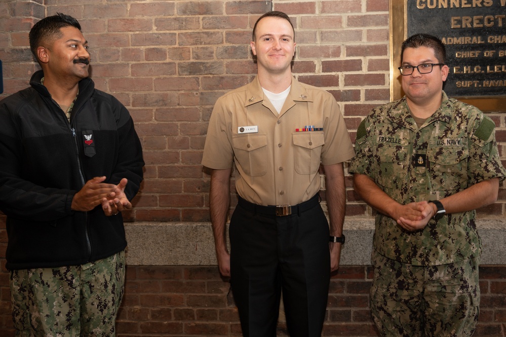 Musician 1st Class Sean White Pinning