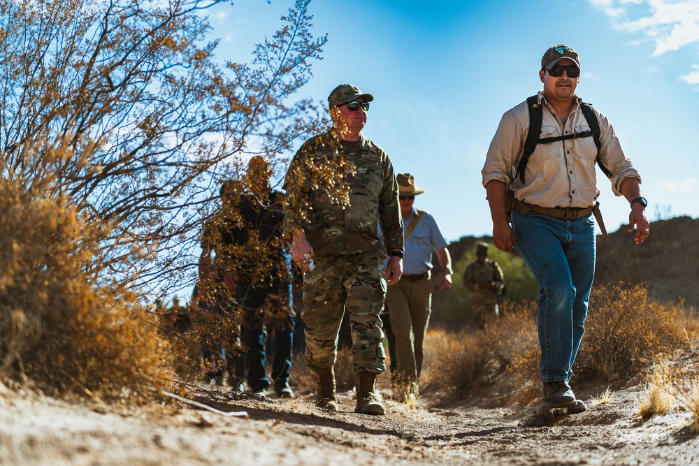 Luke AFB hosts Gila Bend honorary commander overnight