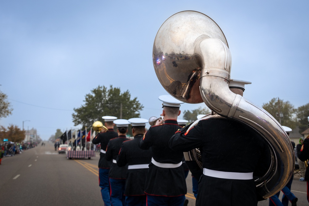 Marine Forces Reserve Band Performs At 91st Annual Arkalalah Festival