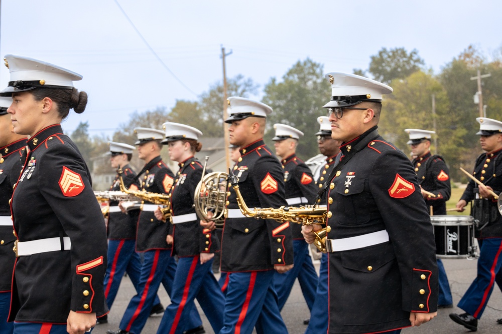 Marine Forces Reserve Band Performs At 91st Annual Arkalalah Festival