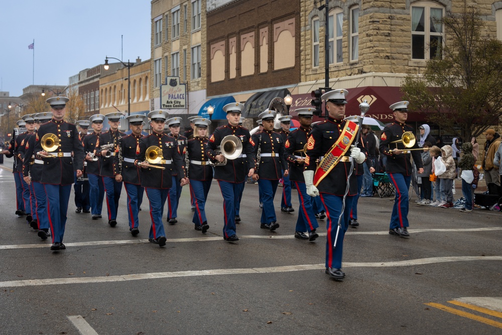 Marine Forces Reserve Band Performs At 91st Annual Arkalalah Festival