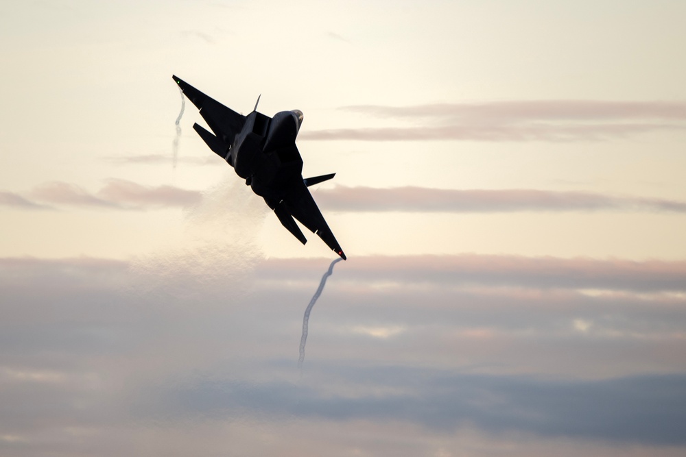 3rd Wing F-22 Raptors launch from JBER, AK