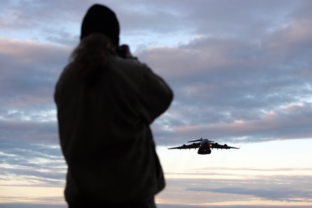 3rd Wing F-22 Raptors launch from JBER, AK