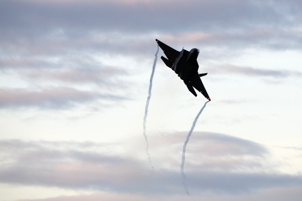 3rd Wing F-22 Raptors launch from JBER, AK