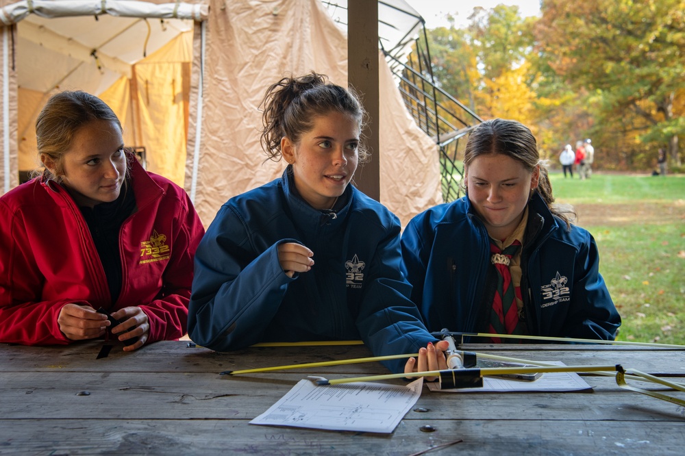 179th Communications Squadron Helps Scouts of America Earn Radio Merit Badge