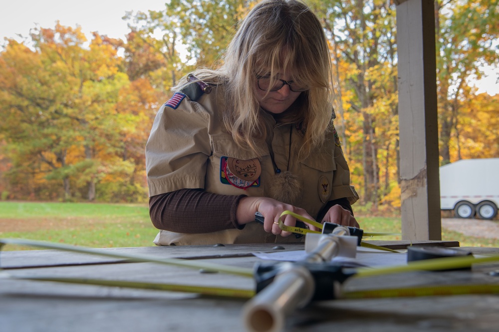 179th Communications Squadron Helps Scouts of America Earn Radio Merit Badge