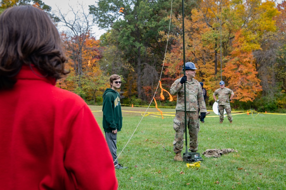 179th Communications Squadron Helps Scouts of America Earn Radio Merit Badge