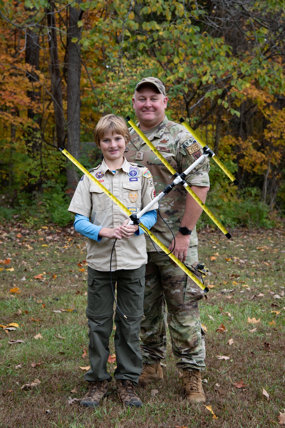 179th Communications Squadron Helps Scouts of America Earn Radio Merit Badge