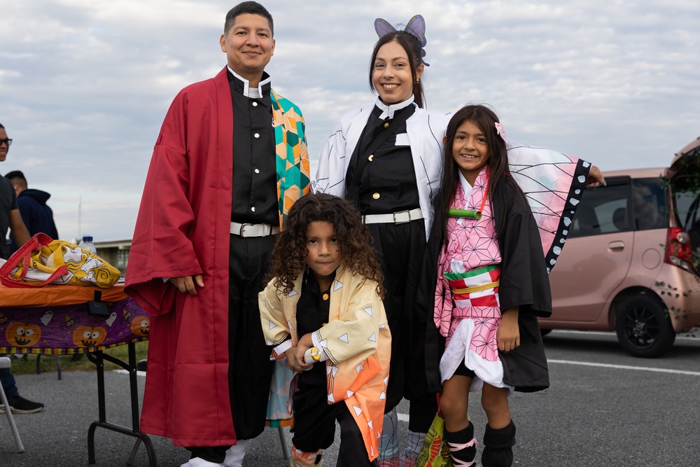 III Marine Expeditionary Force Support Battalion hosts a trunk-or-treat event on Camp Courtney