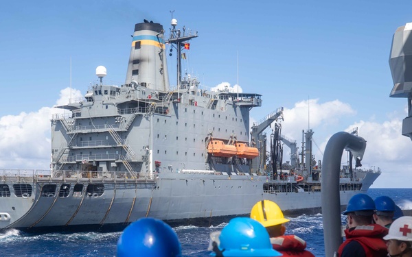 USS Antietam RAS With USNS Yukon (T-AO 202)