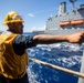 USS Antietam RAS With USNS Yukon (T-AO 202)