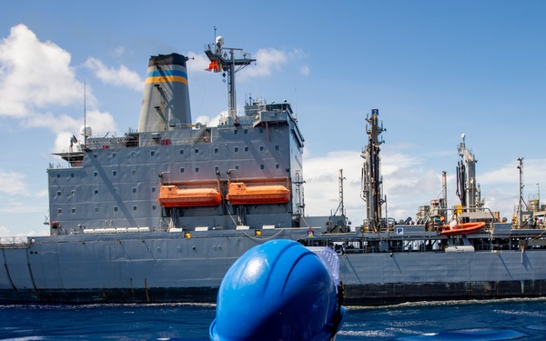 USS Robert Smalls Conducts RAS with USNS Yukon (T-AO 202)