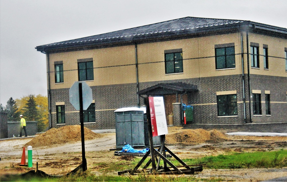 October 2023 construction operations of $11.96 million transient training brigade headquarters at Fort McCoy