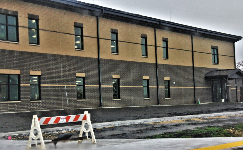 October 2023 construction operations of $11.96 million transient training brigade headquarters at Fort McCoy