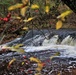 Fall 2023 Scenes at Trout Falls at Fort McCoy's Pine View Recreation Area