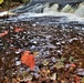 Fall 2023 Scenes at Trout Falls at Fort McCoy's Pine View Recreation Area