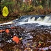 Fall 2023 Scenes at Trout Falls at Fort McCoy's Pine View Recreation Area
