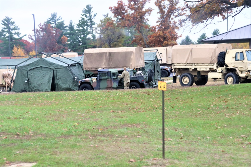 October 2023 training operations at Fort McCoy