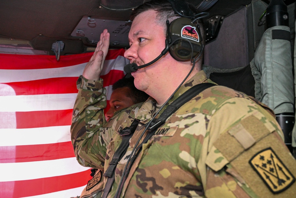 11th Missile Defense Battery’s Sgt. Cosgrove Reenlistment Ceremony