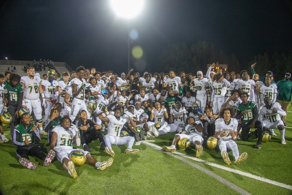 Marines attend a Great American Rivalry Series 2023 Championship game