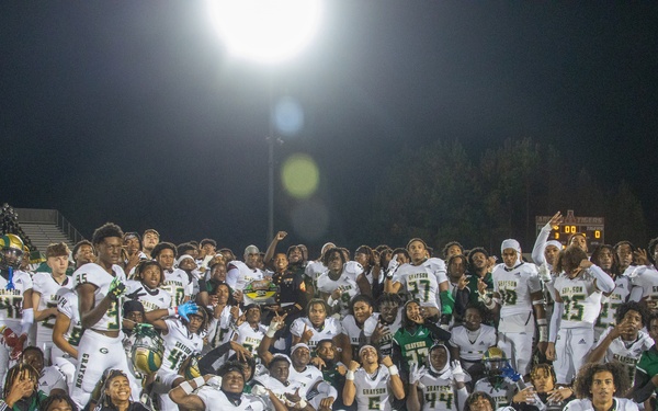 Marines attend a Great American Rivalry Series 2023 Championship game