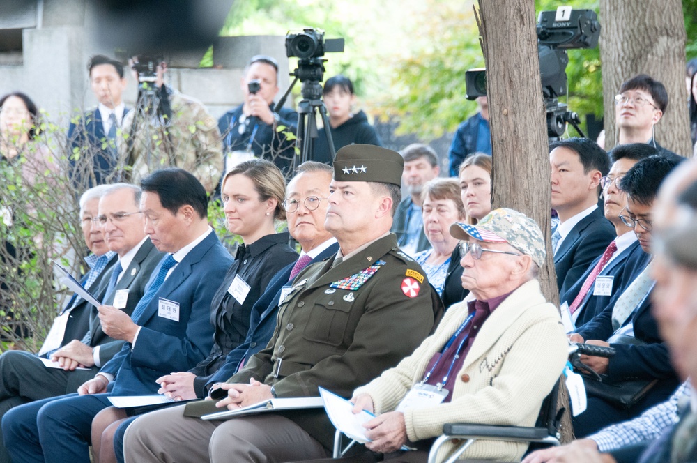 Two Korean War veterans memorialized at DMZ peace park