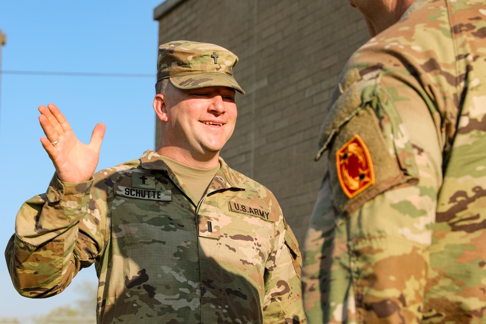 1st Lt. Seth Schutte Re-enlistment/Promotion
