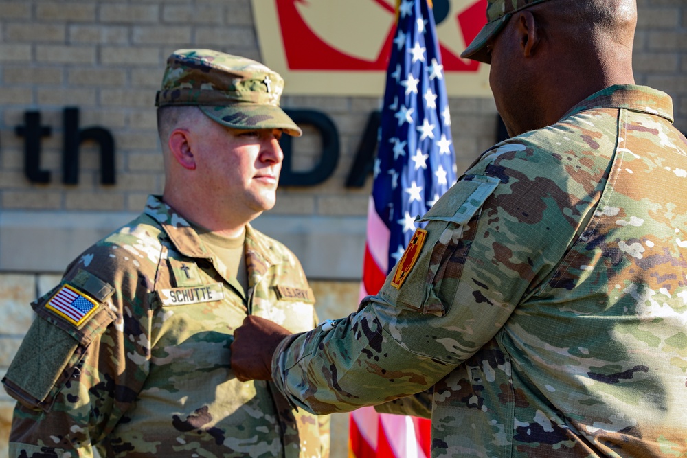1st Lt. Seth Schutte Re-enlistment/Promotion