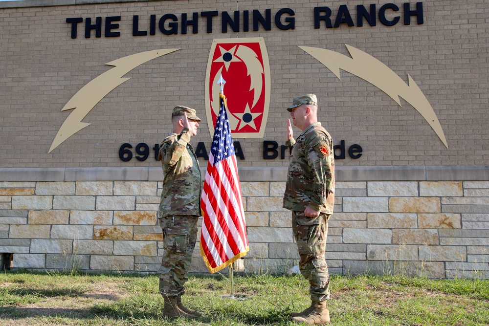 1st Lt. Seth SchutteRe-enlistment/Promotion