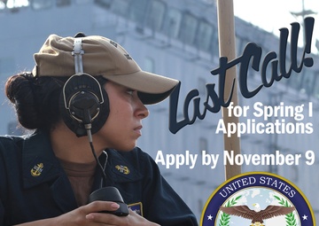 USNCC Last Call For Spring I Applications