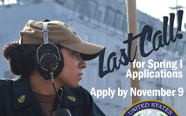 USNCC Last Call For Spring I Applications