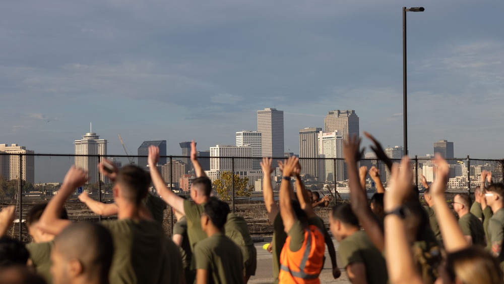 New Orleans based Marines celebrate Marine Corps' 248th birthday